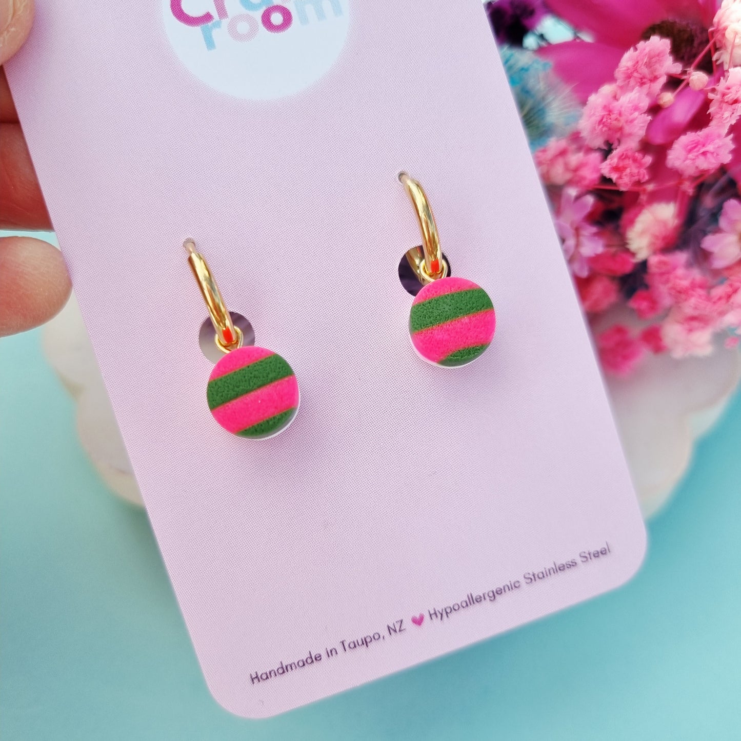 Mini huggie hoop (gold)