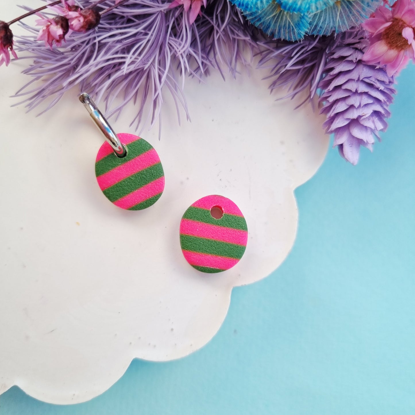 Midi organic stripe charm