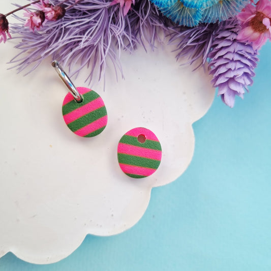 Midi organic stripe charm