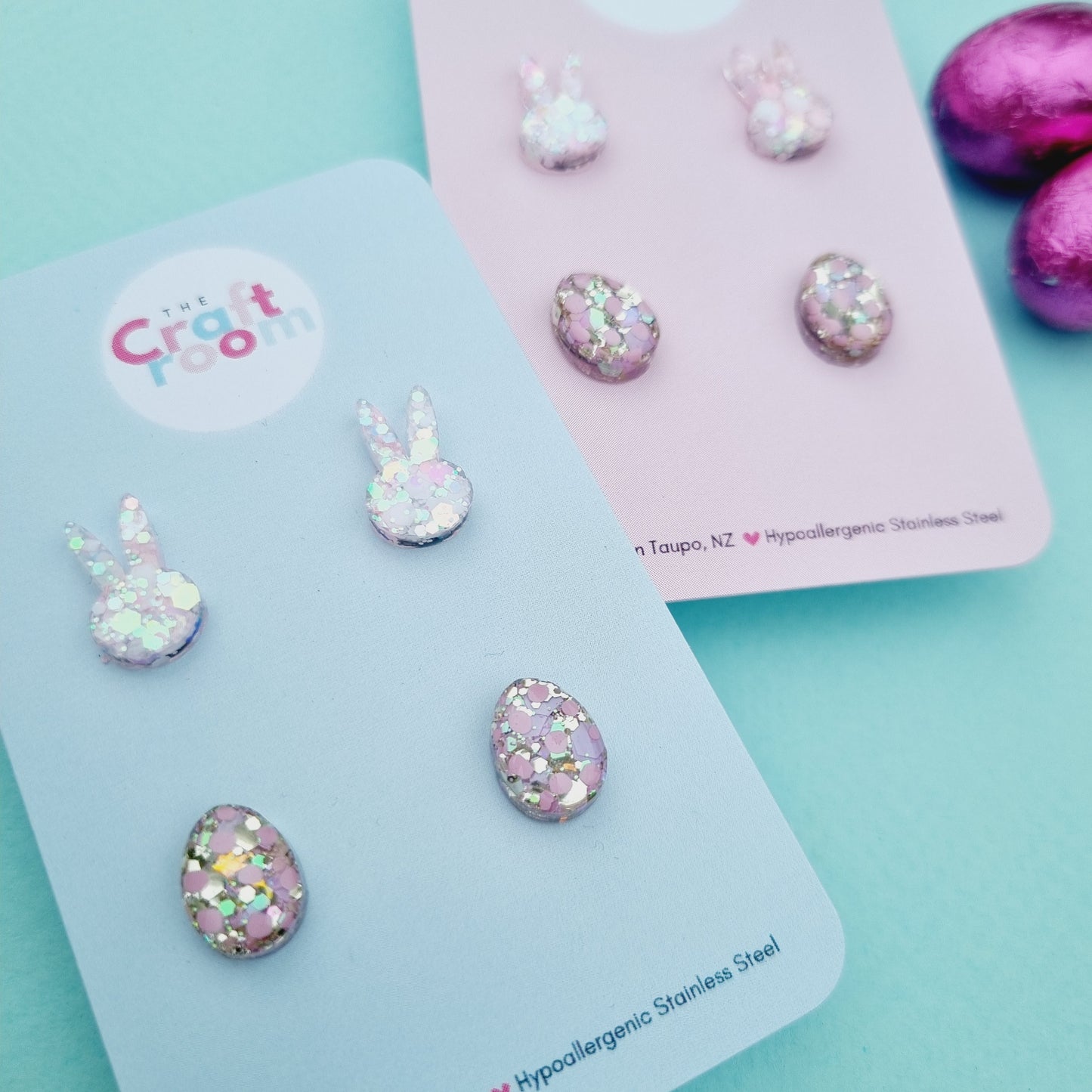 Easter studs 2 pack