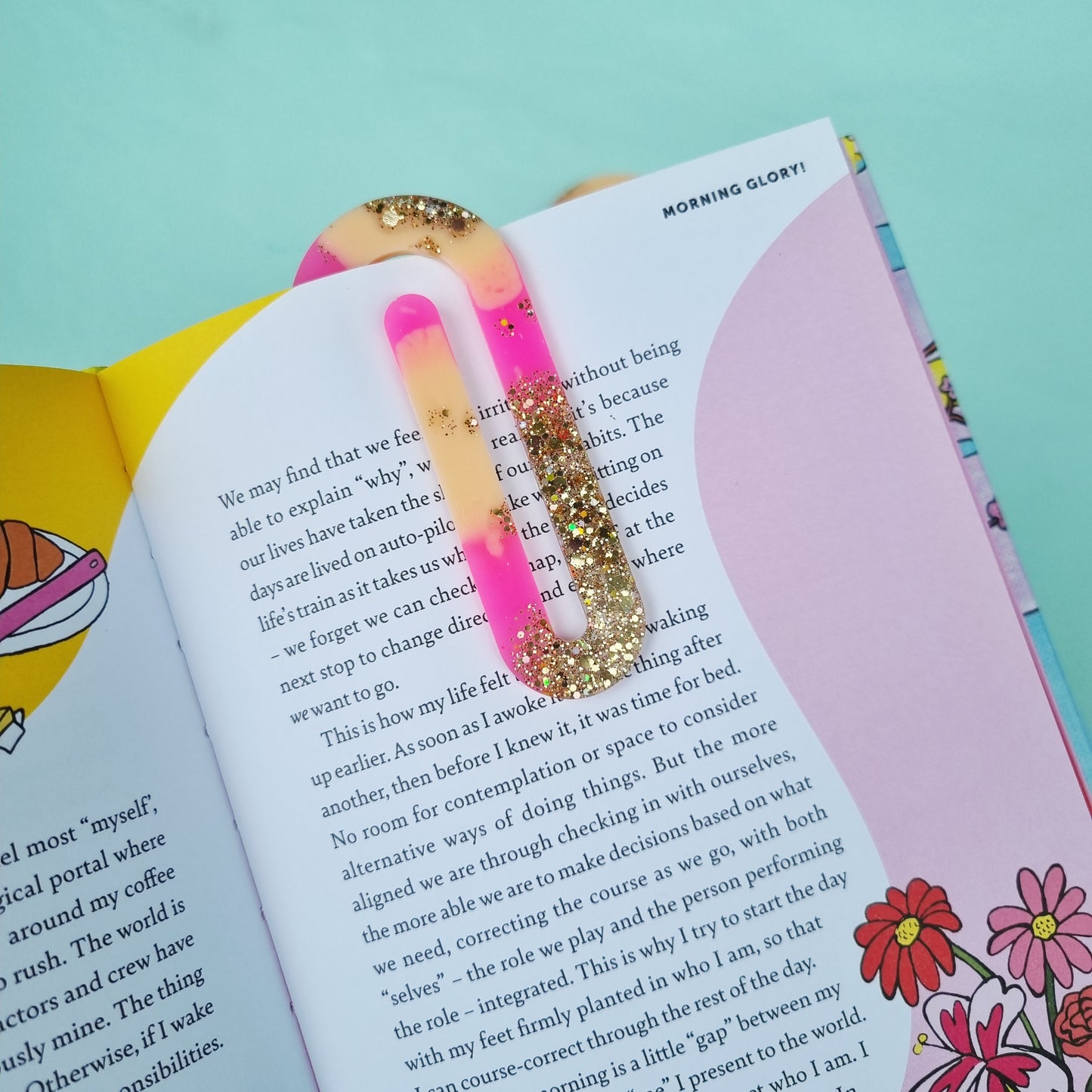 Large paperclip bookmark