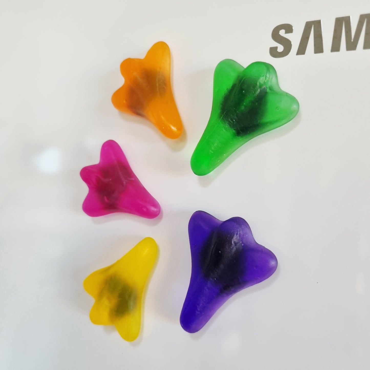 Jet plane magnet set of 5