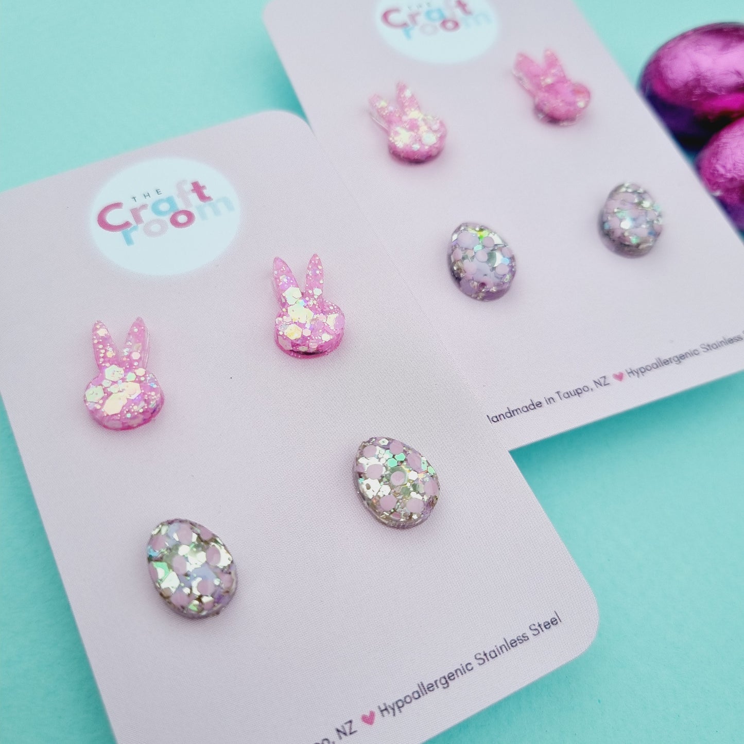 Easter studs 2 pack