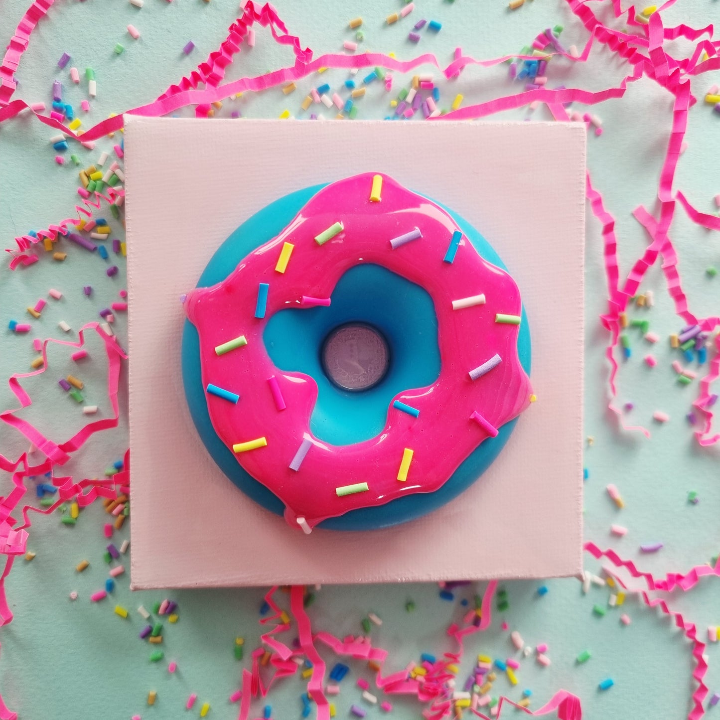 Resin wall donut