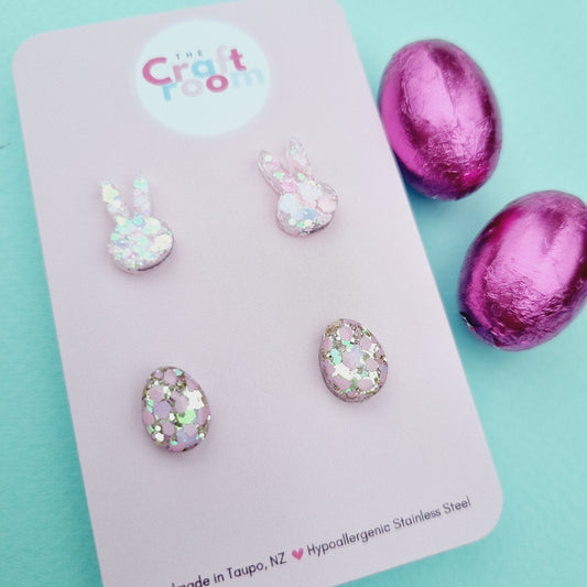 Easter studs 2 pack