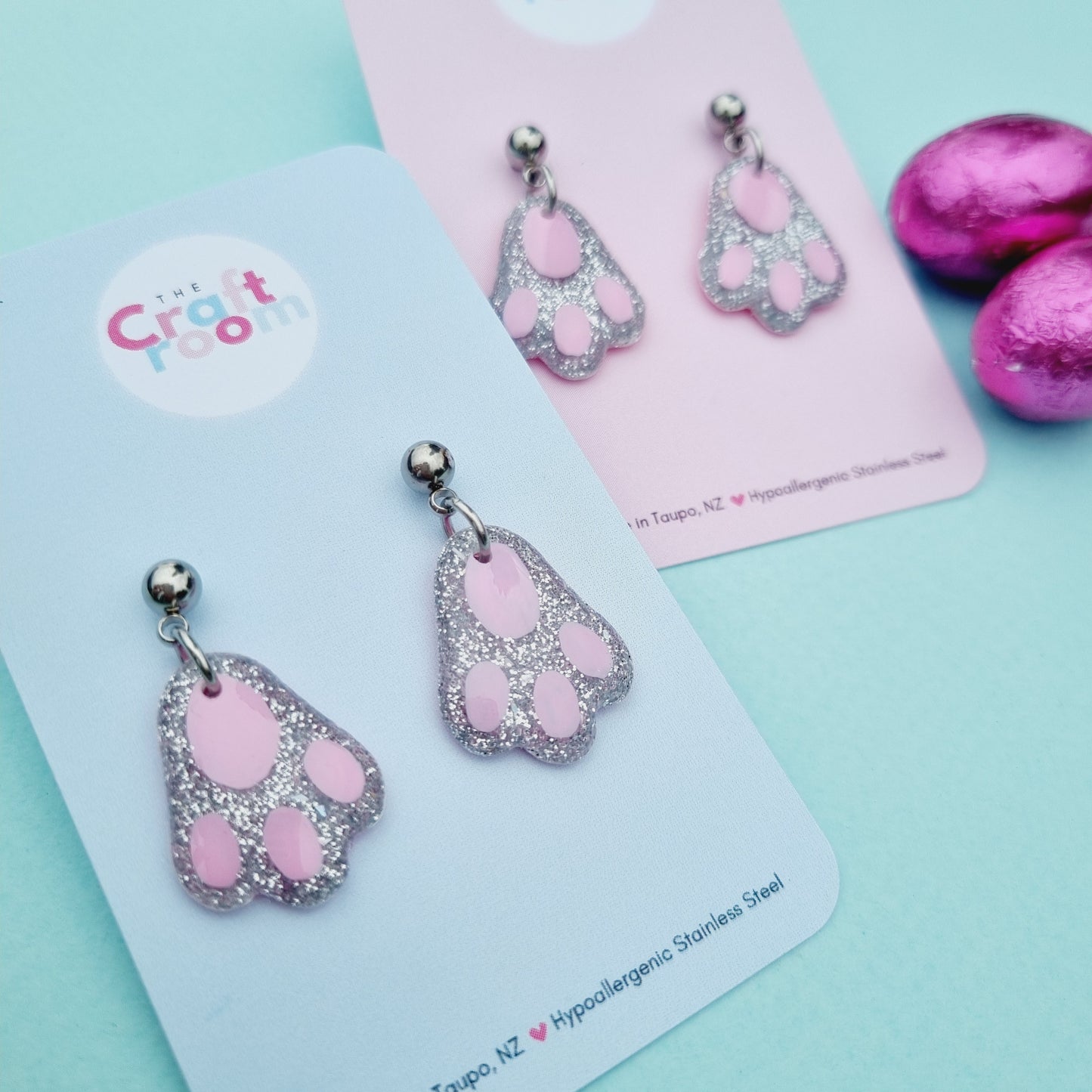 Bunny foot stud drop