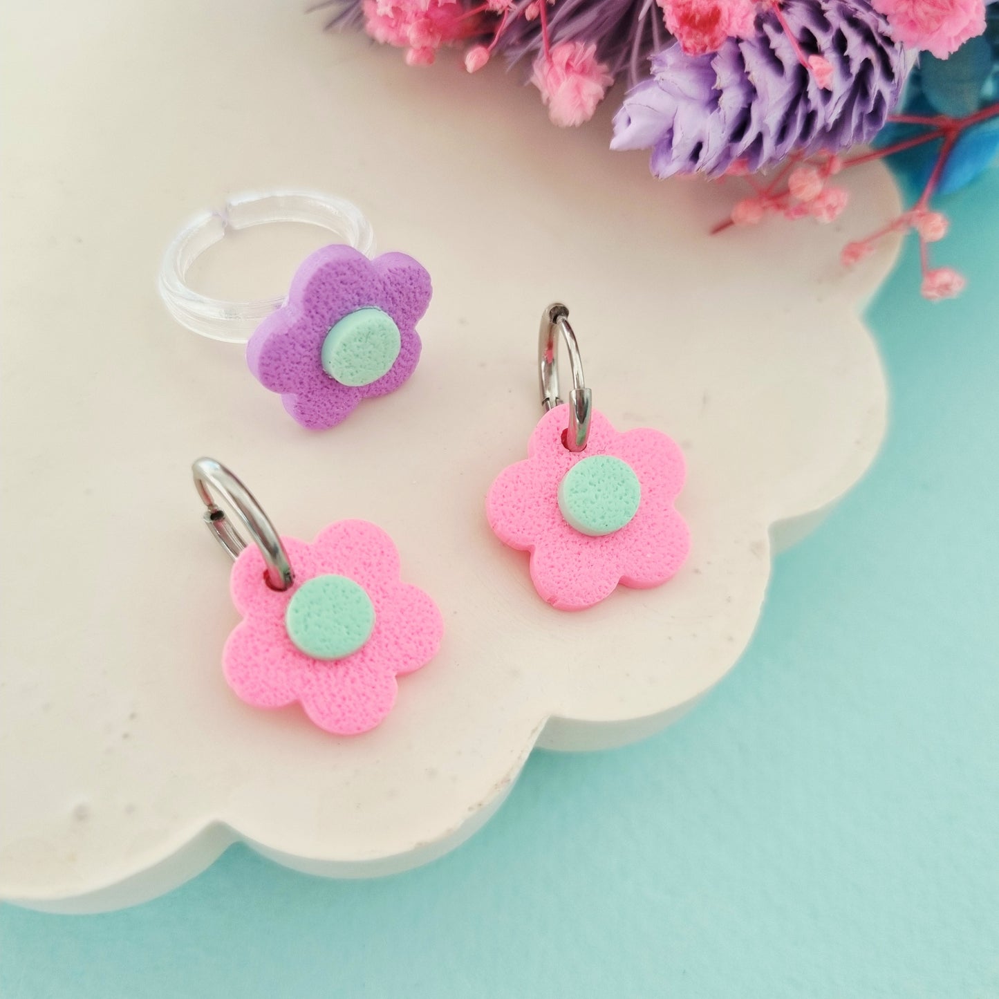 Earring & ring set