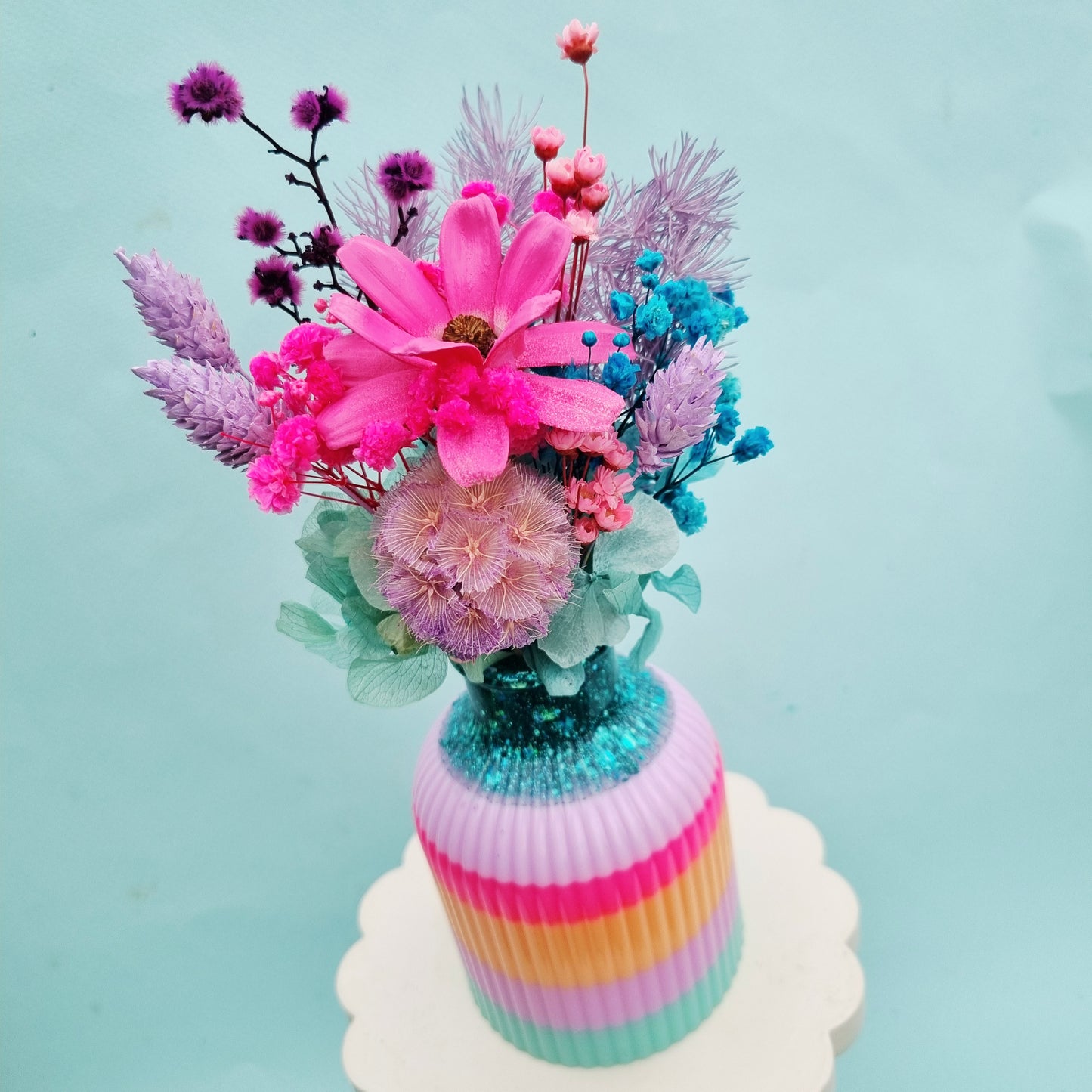 Mini posy & vase set (wide)