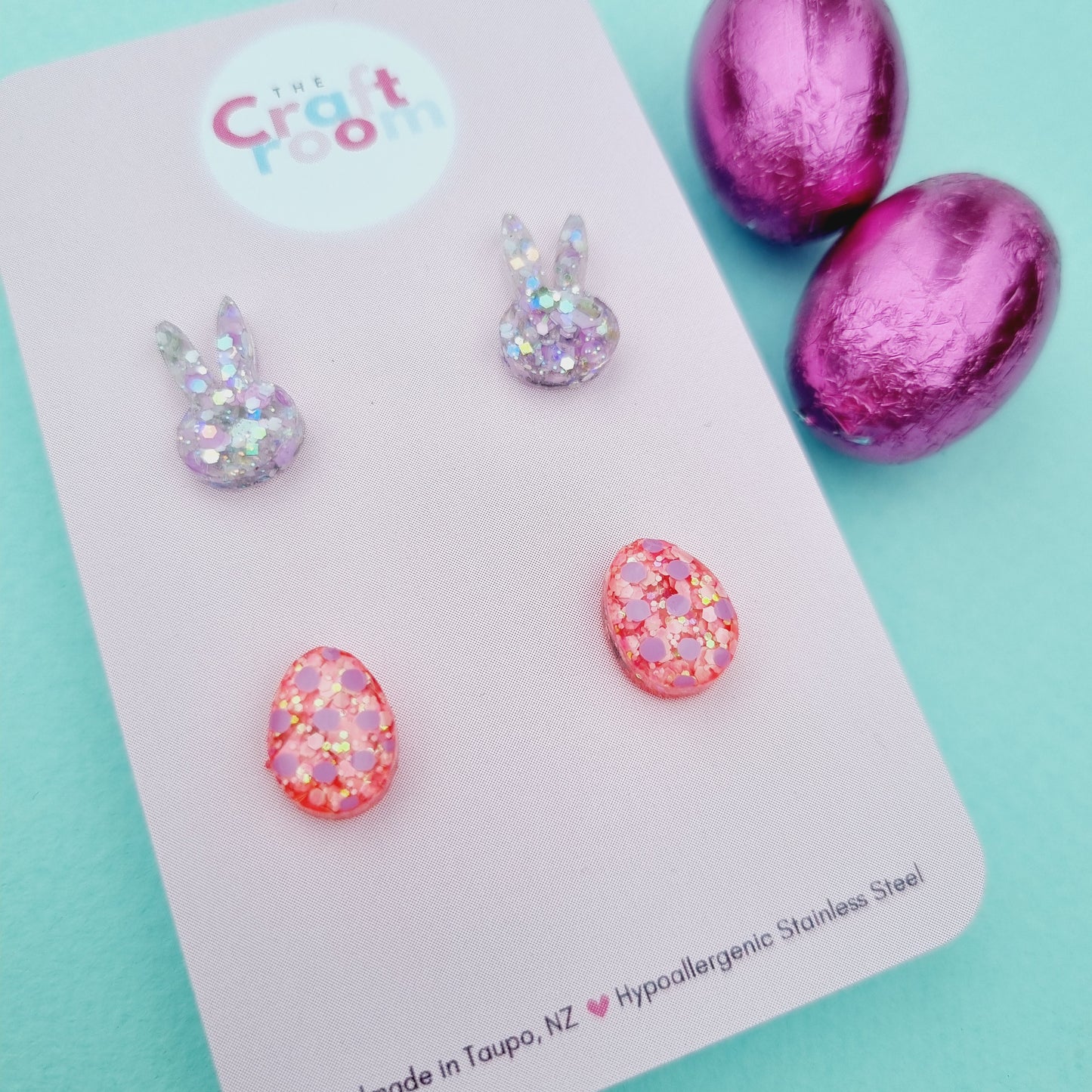 Easter studs 2 pack