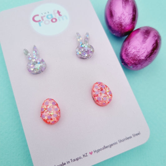 Easter studs 2 pack