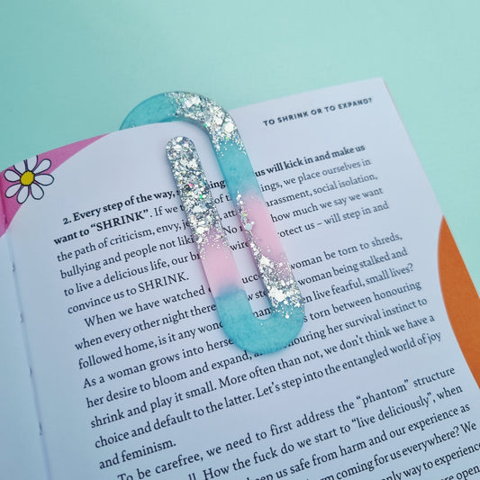 Large paperclip bookmark