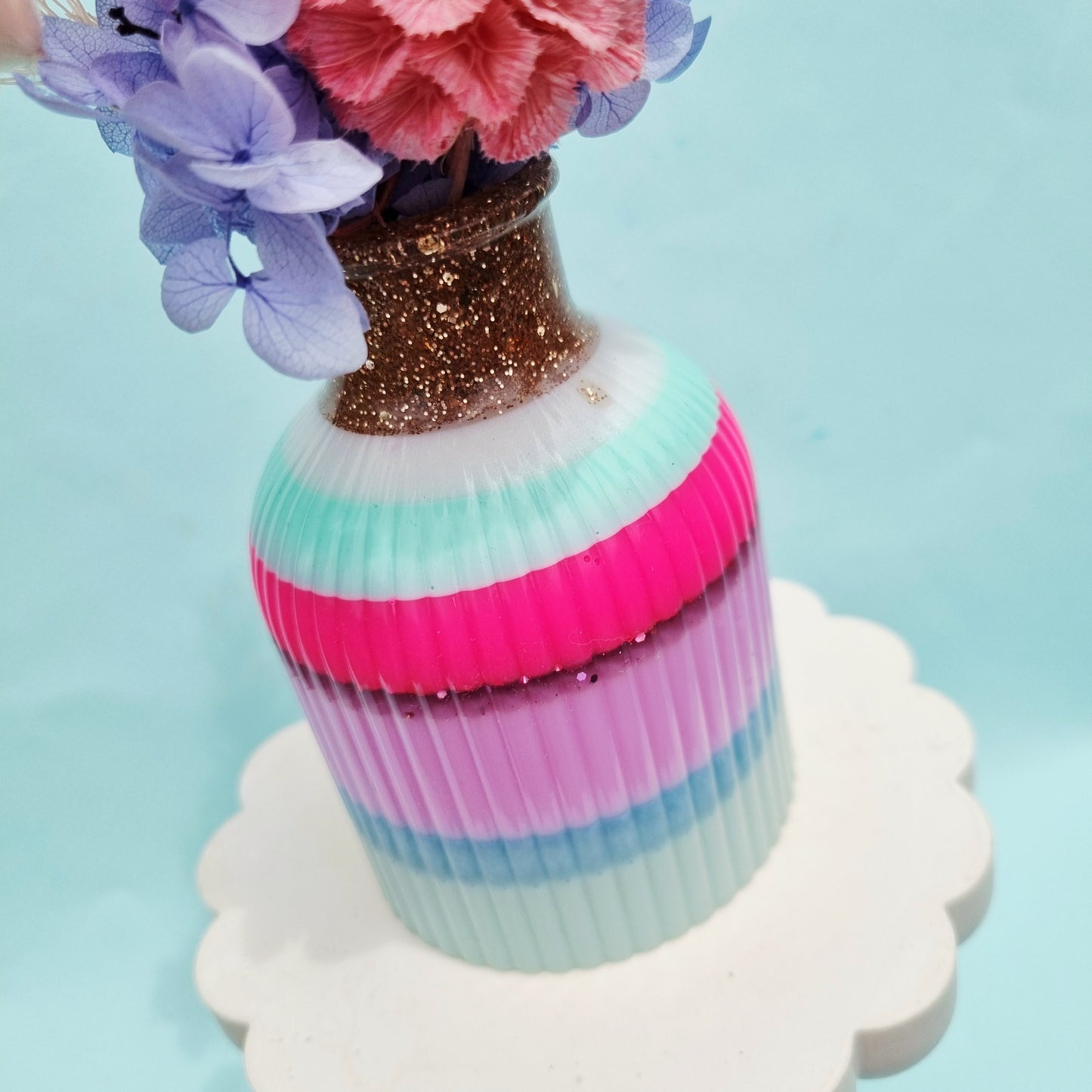 Mini posy & vase set (wide)