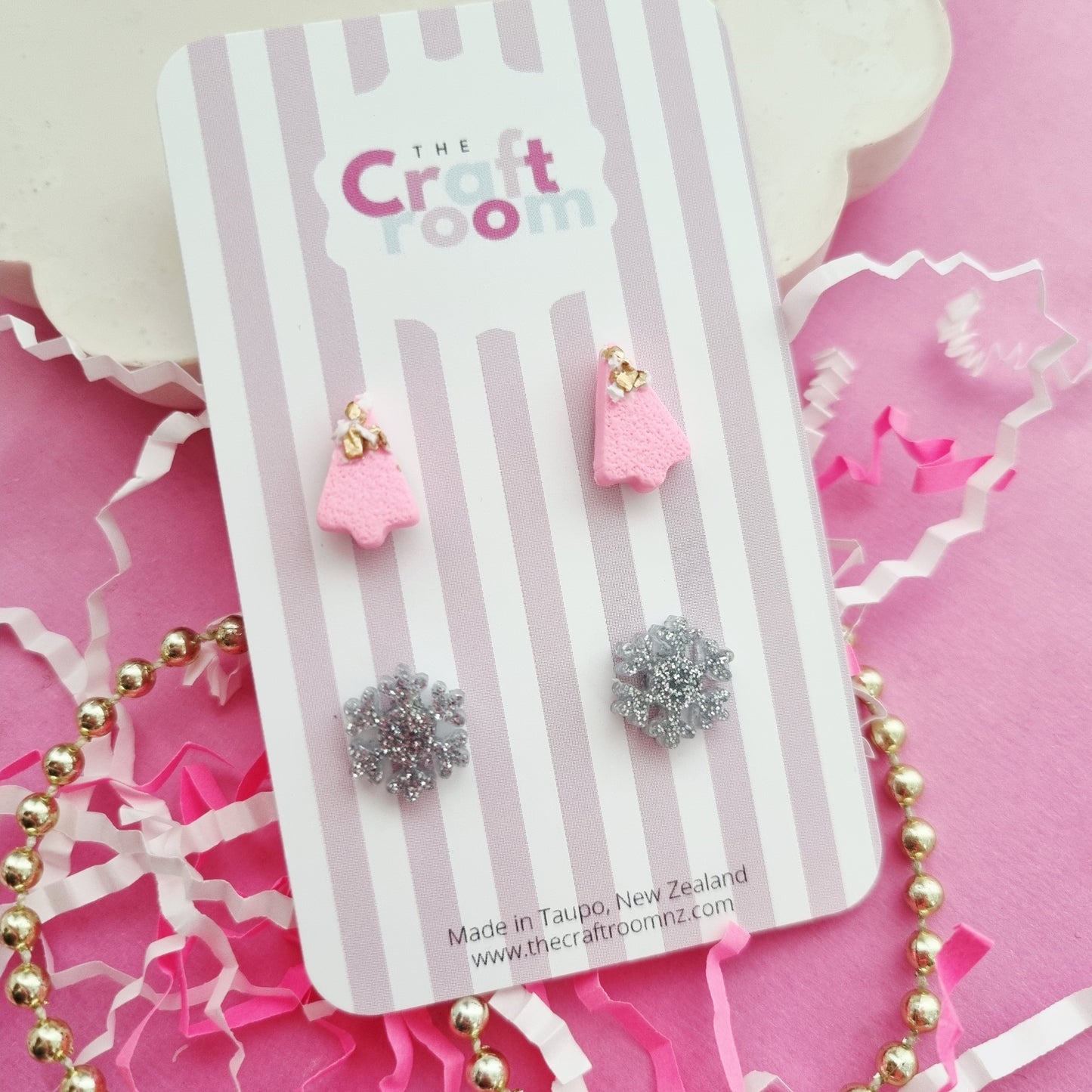 Christmas stud 2 pack