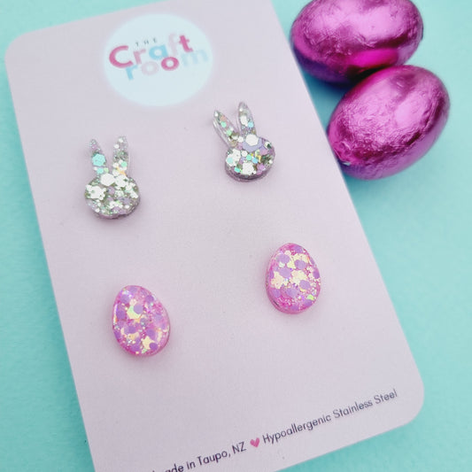 Easter studs 2 pack