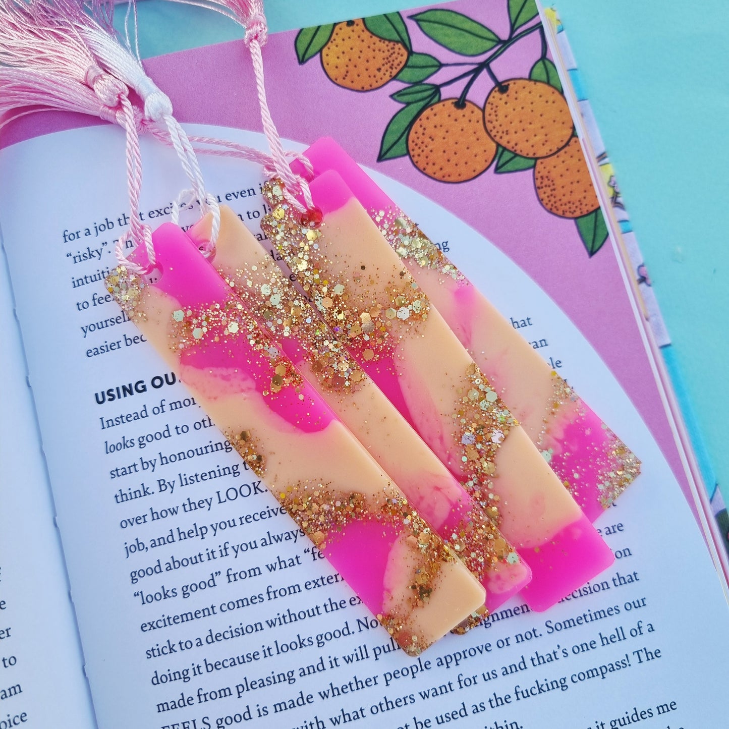 Mini Resin bookmark