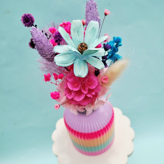 Mini posy & vase set (wide)