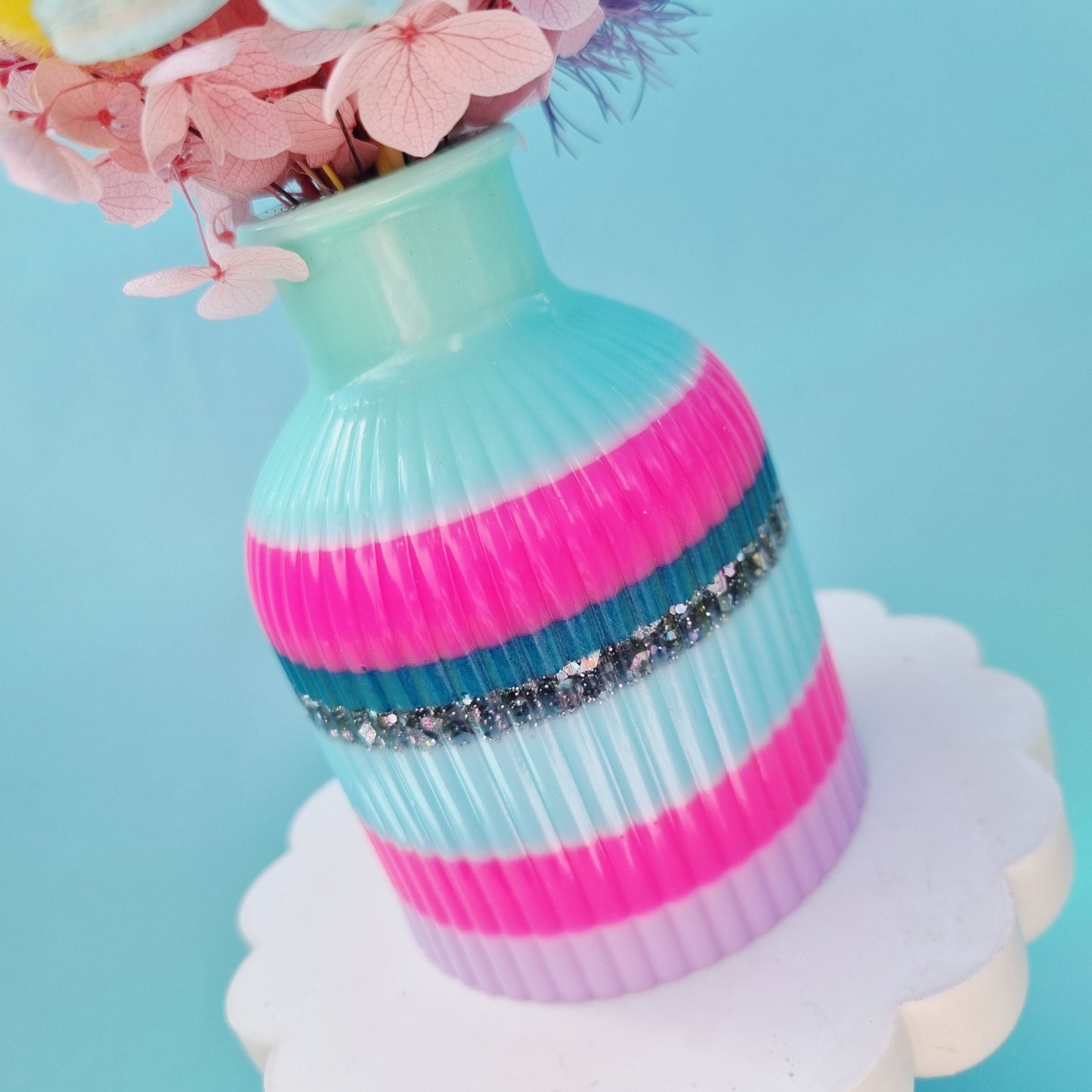 Mini posy & vase set (wide)