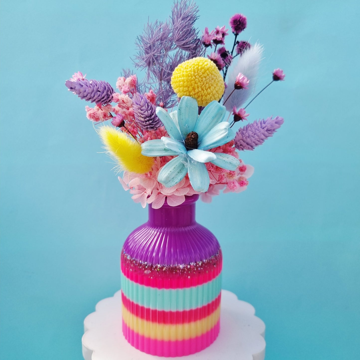 Mini posy & vase set (wide)