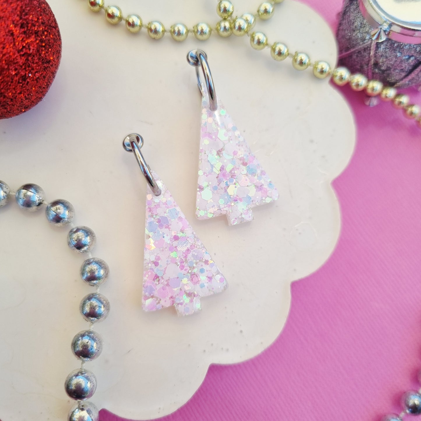 Christmas tree hoop CLIP ONS