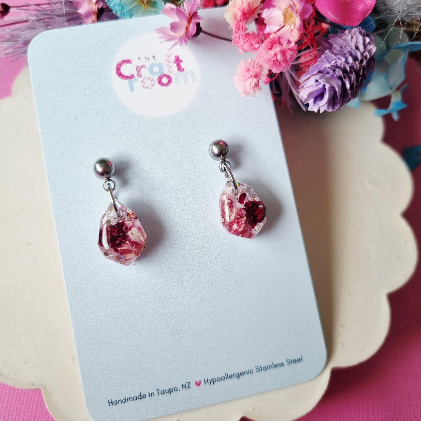 Manuka mini stud drop