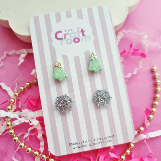 Christmas stud 2 pack