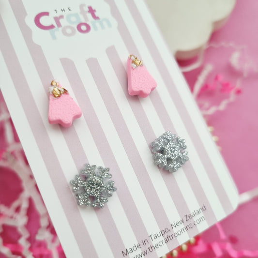 Christmas stud 2 pack