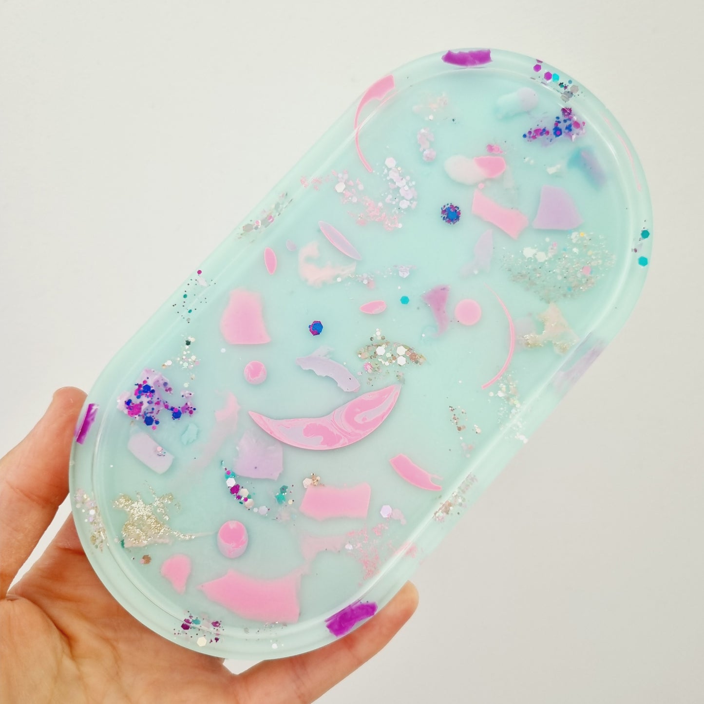 Trinket dish 'no waste' mint