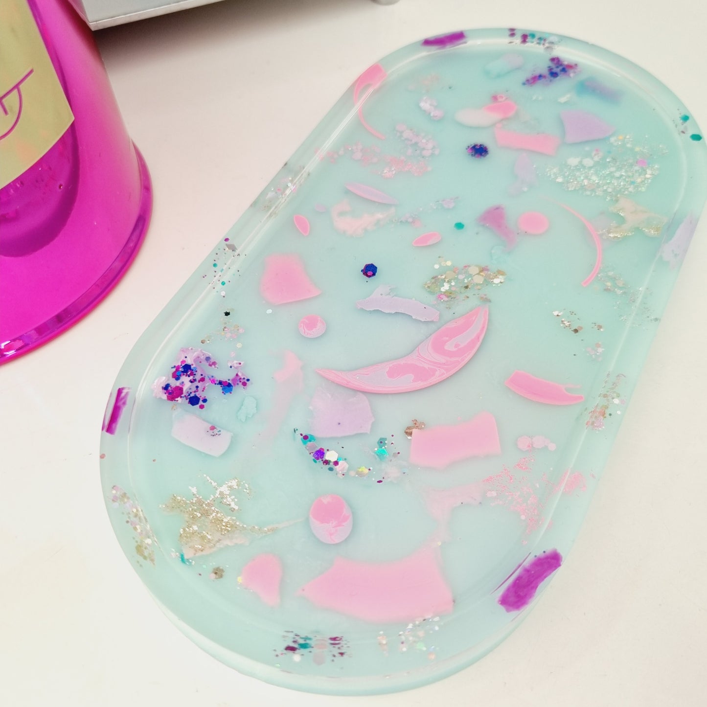 Trinket dish 'no waste' mint