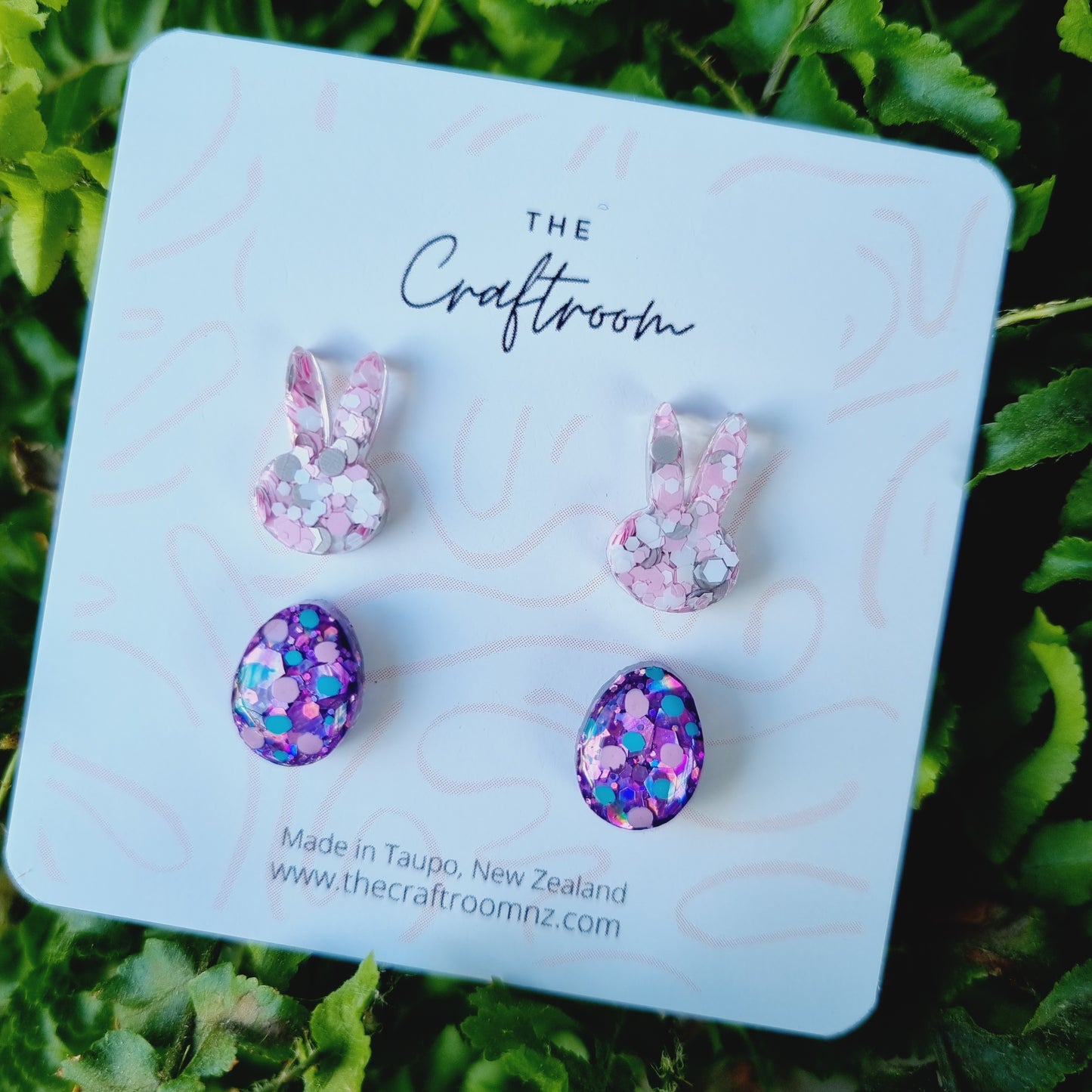 Easter studs 2 pack