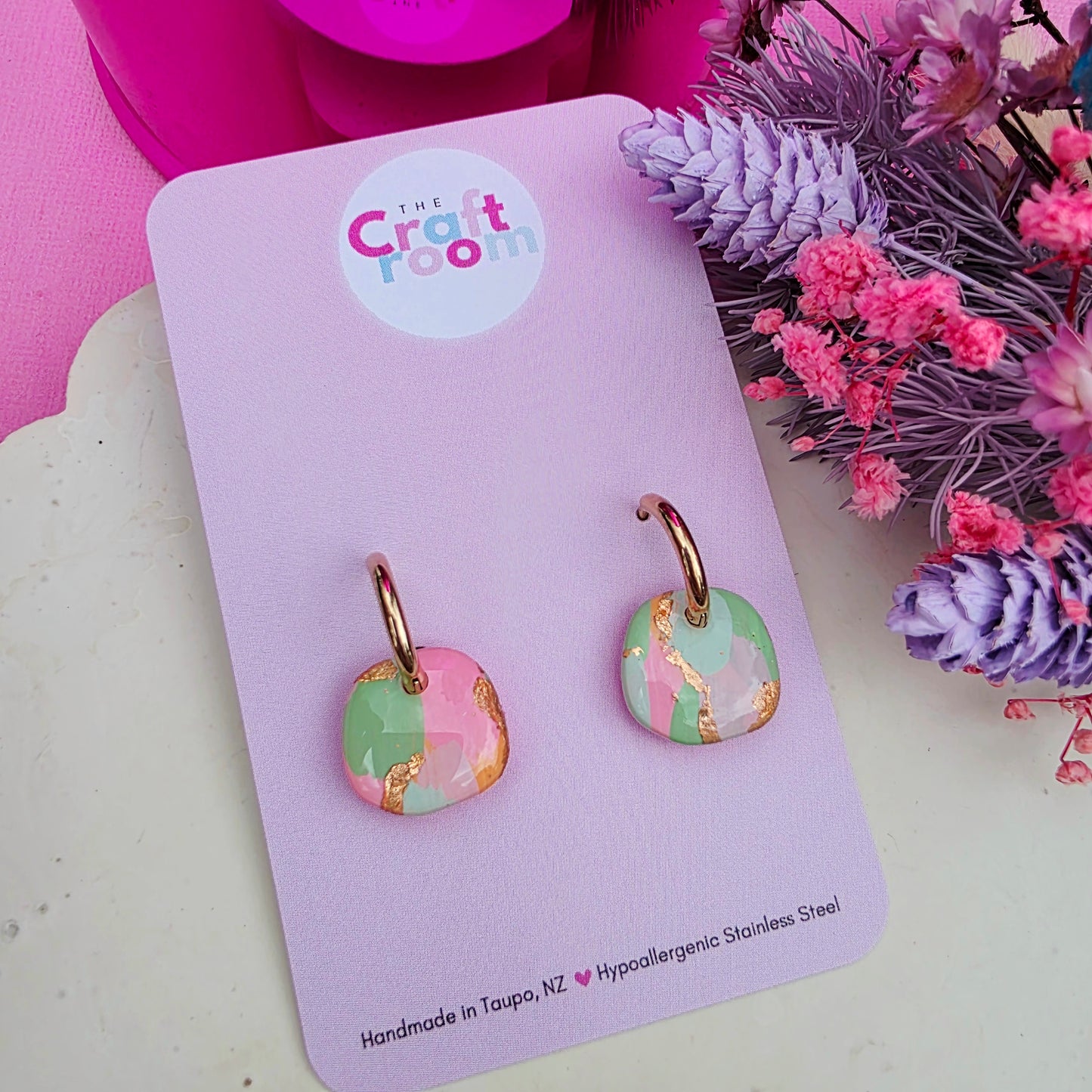 Midi Everleigh huggie hoop