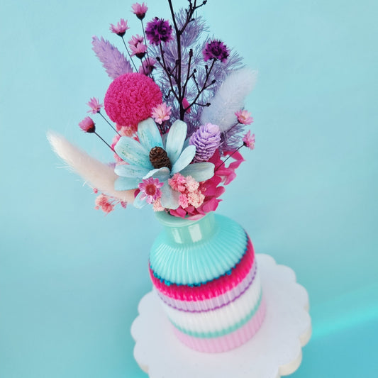 Mini posy & vase set (wide)