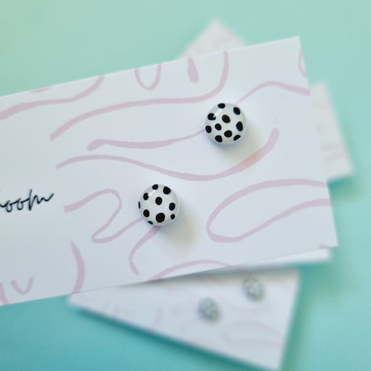 Petite mini polka stud