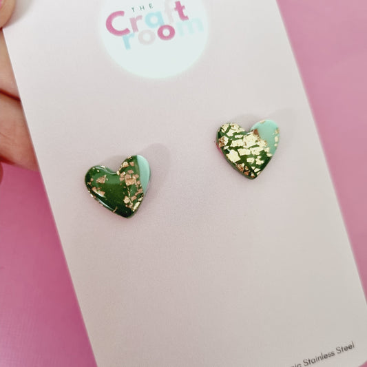 Heart stud