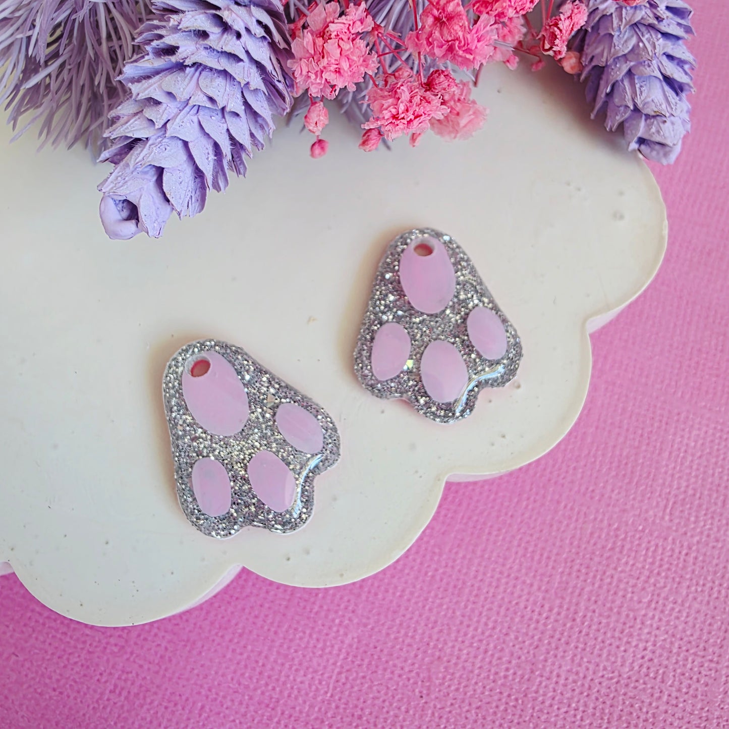 Bunny foot charm