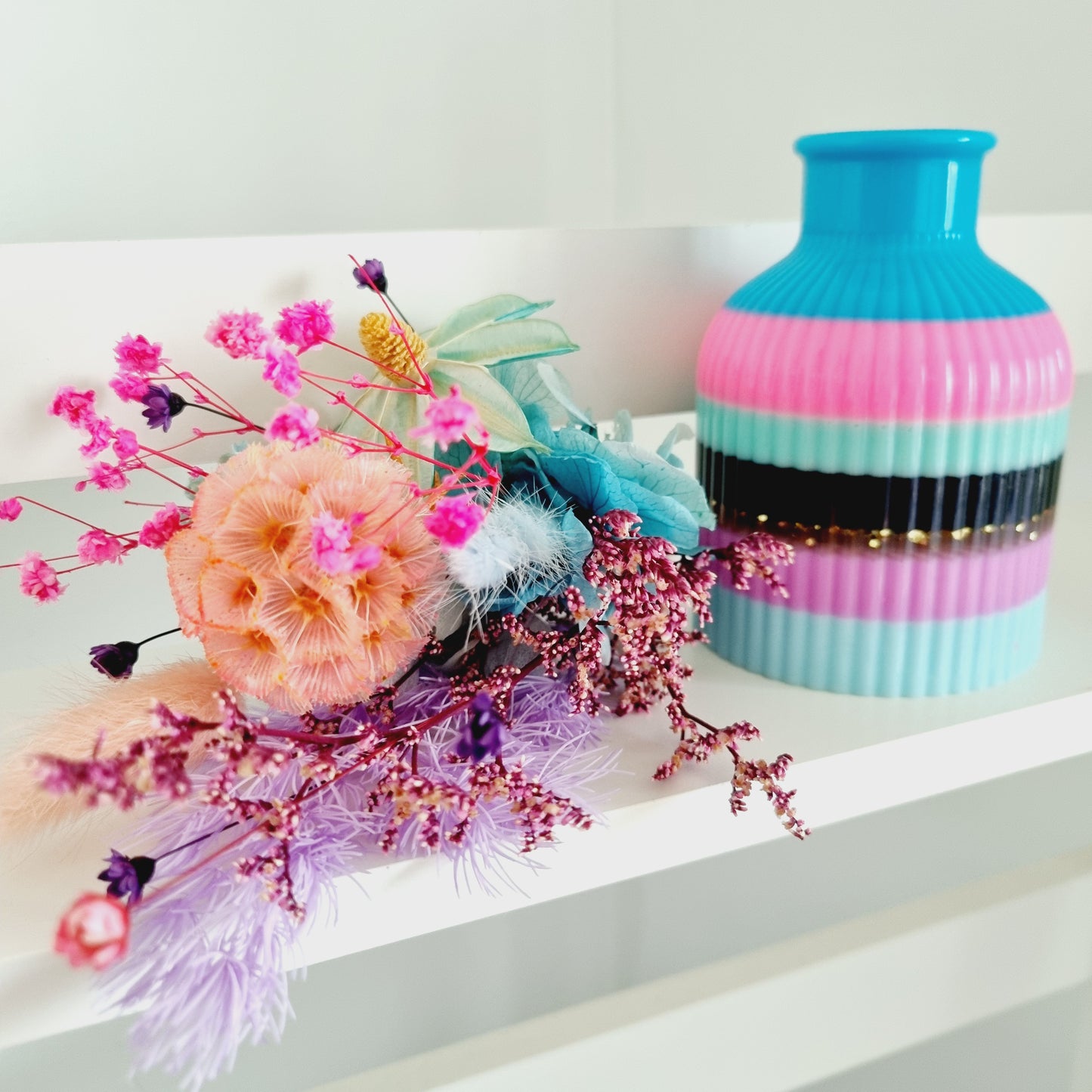 Mini posy & vase set (wide)