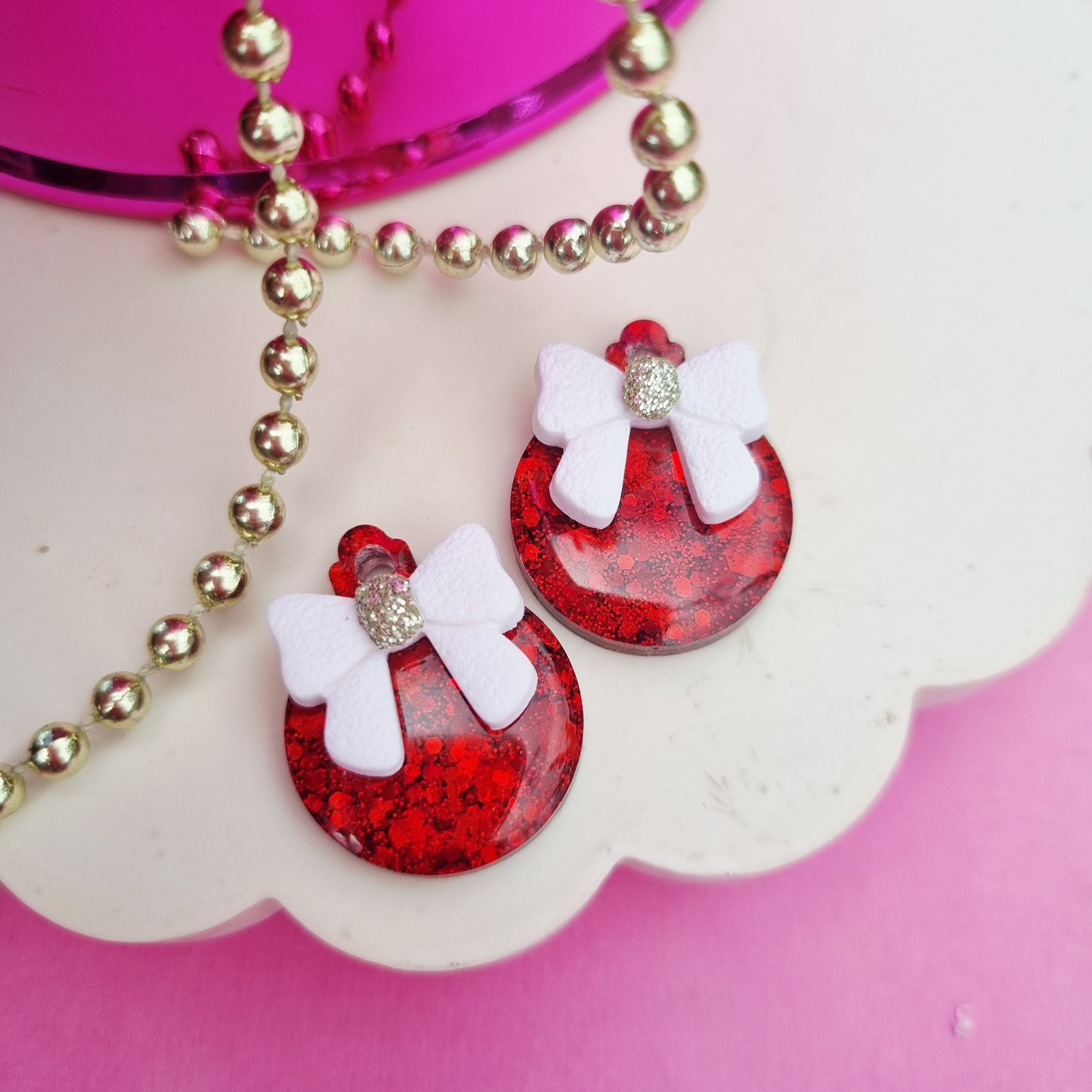 Christmas bauble charm