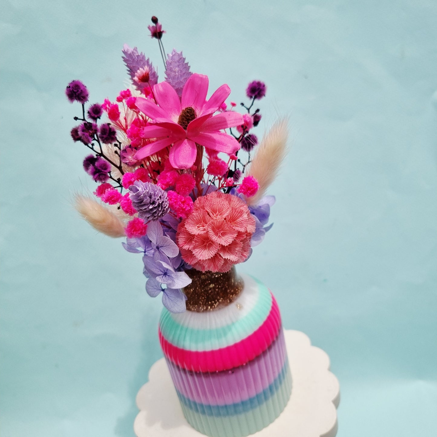 Mini posy & vase set (wide)