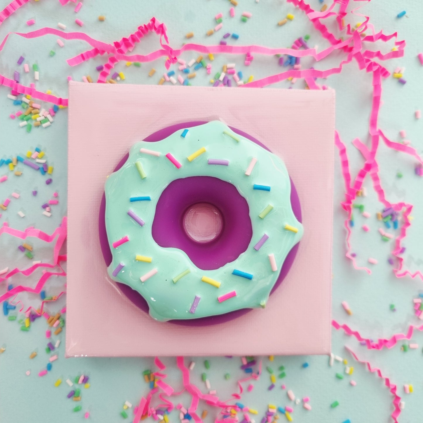 Resin wall donut