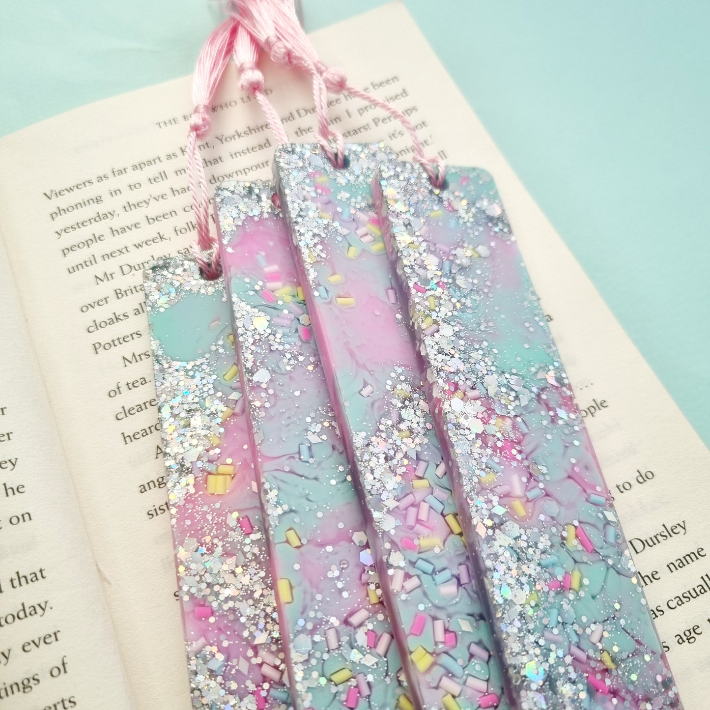 Resin bookmark