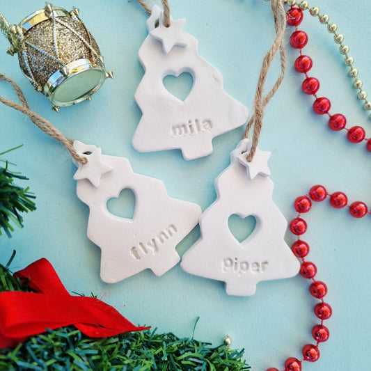 Personalised Christmas tree decoration