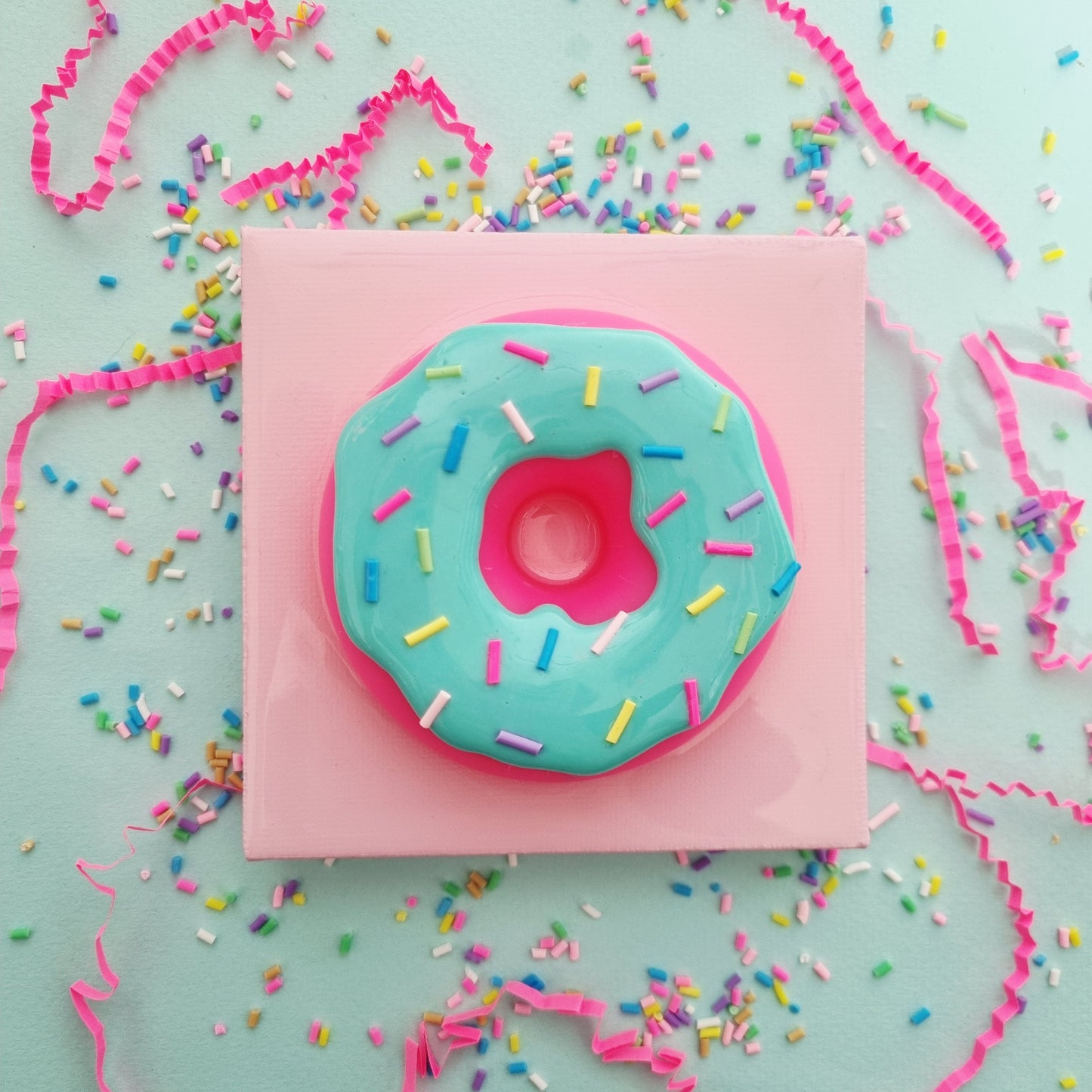 Resin wall donut