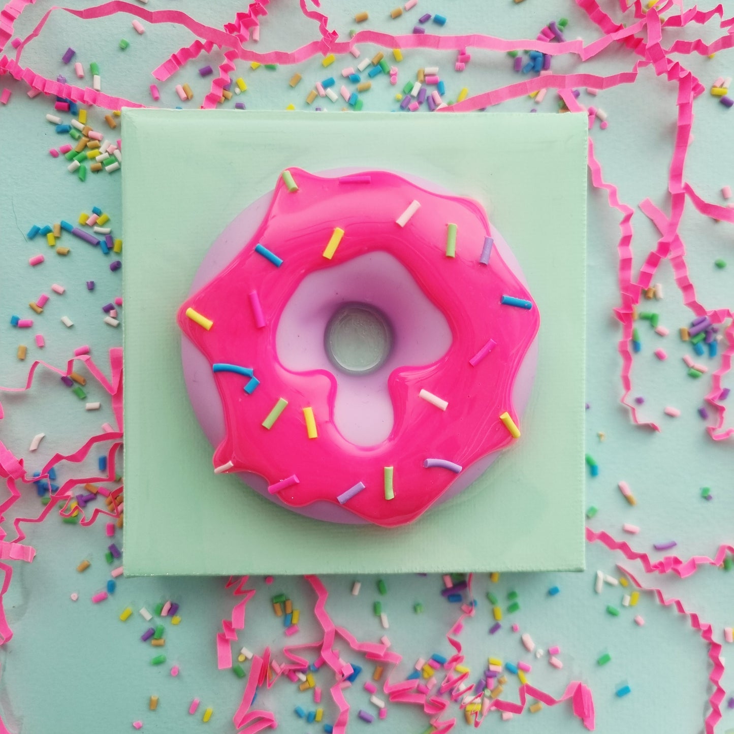 Resin wall donut