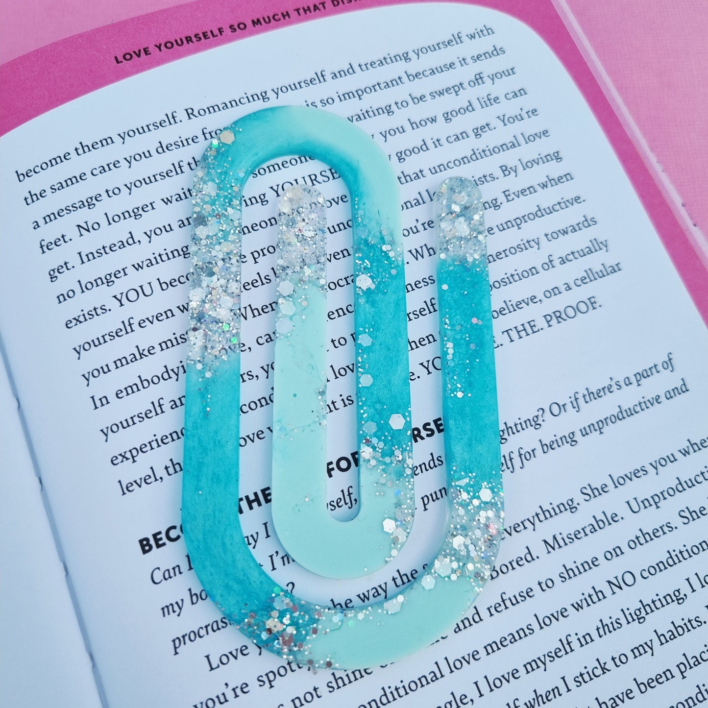 Large paperclip bookmark