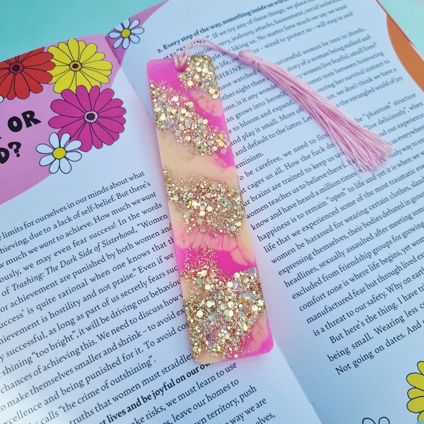 Resin bookmark