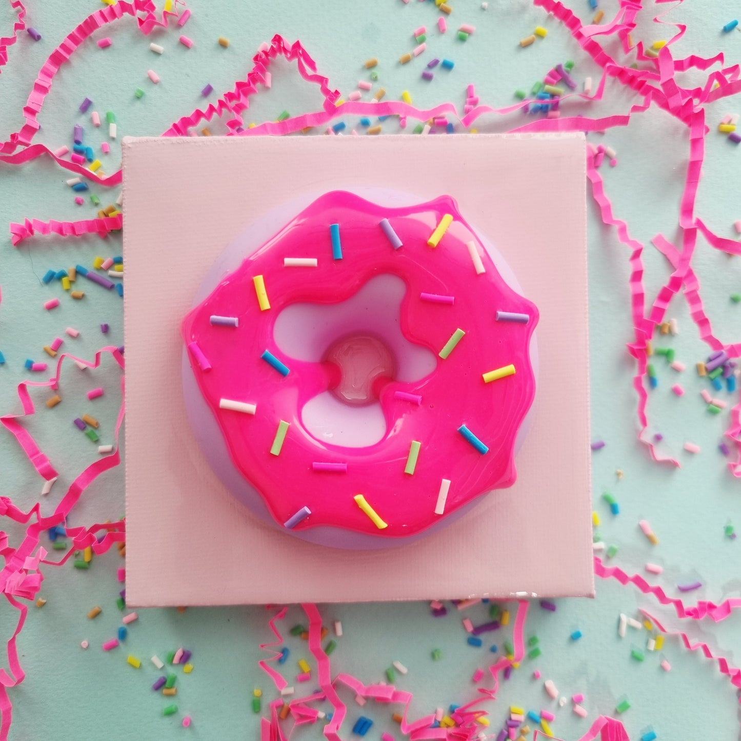 Resin wall donut