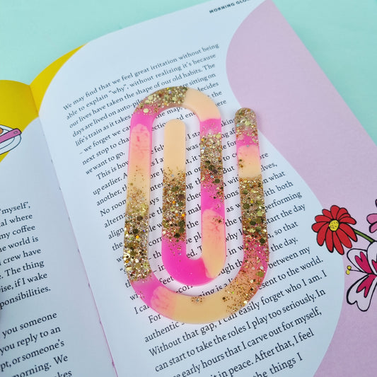 Large paperclip bookmark