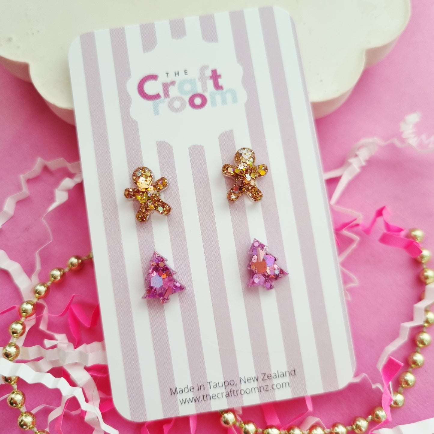 Christmas stud 2 pack