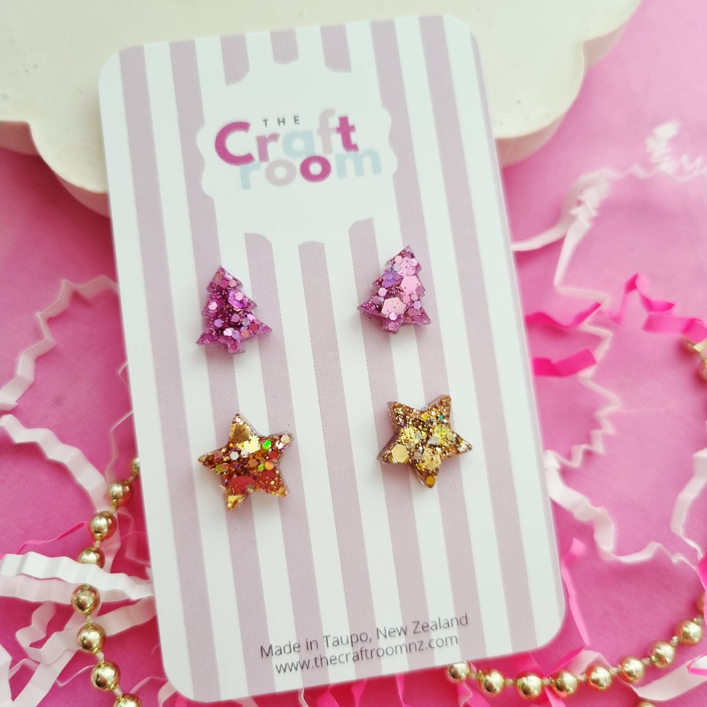 Christmas stud 2 pack