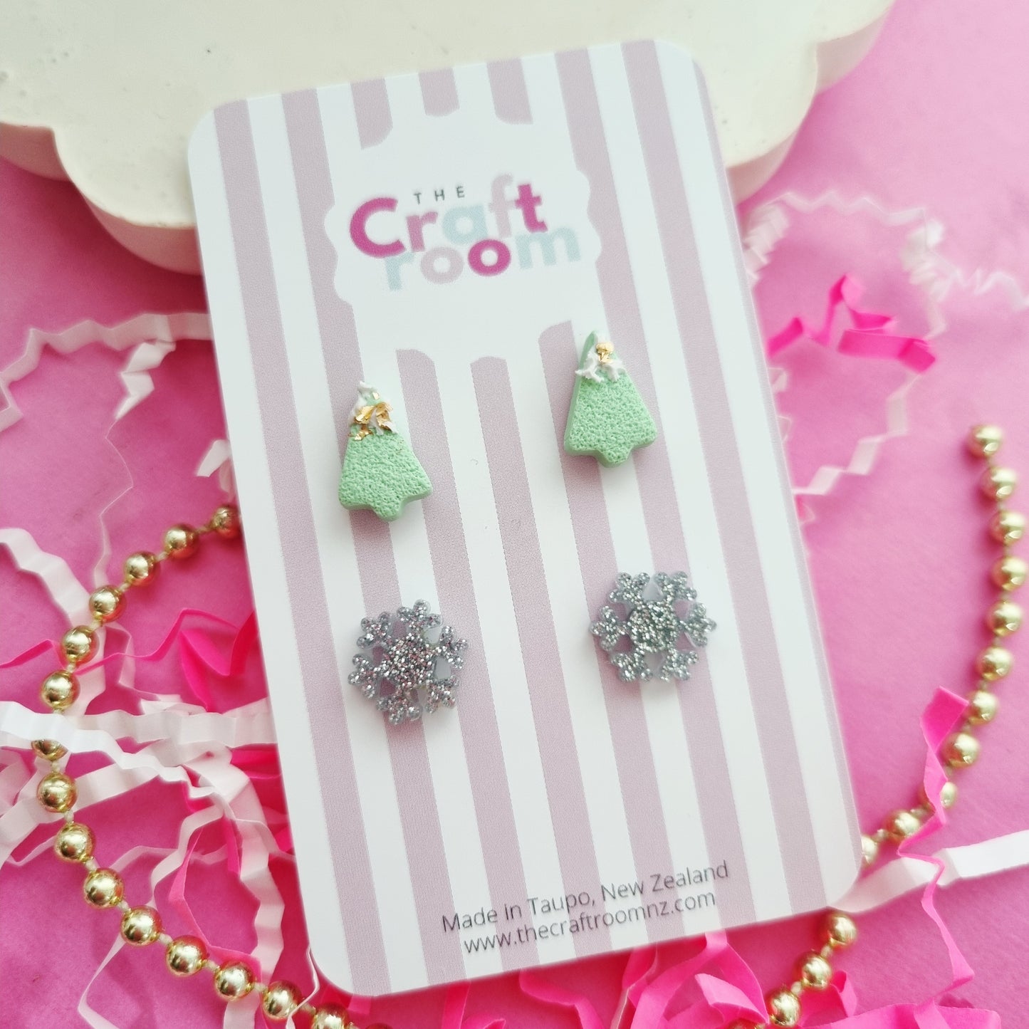 Christmas stud 2 pack