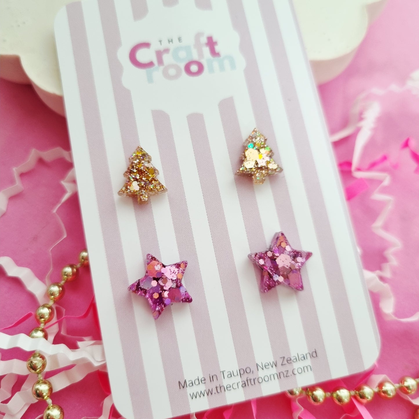 Christmas stud 2 pack